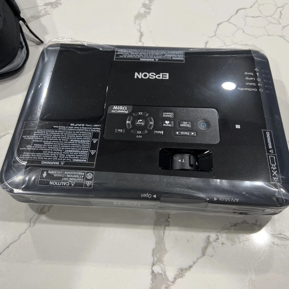 Epson Model H794A POWERLITE LCD Projector Model 1781W with Remote (bundle)- NEW - Image 3 of 4