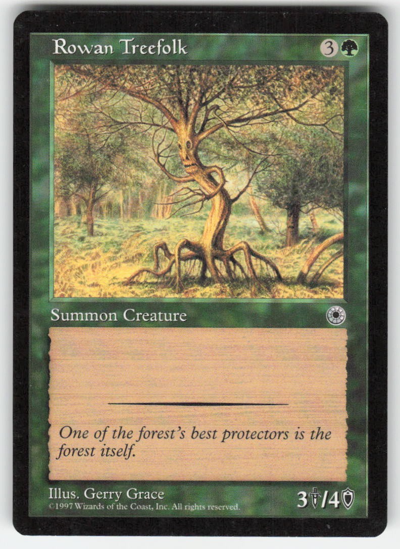 1997 Rowan Treefolk Portal #184 MTG