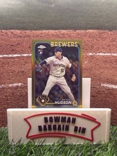 2024 Topps Chrome Update Series - Bryan Hudson #USC169 Gold Refractor /50 (RC)