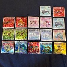 Pokemon Sticker Set 17pcs Pikachu Rayquaza Zard Lapras Zigar DeBrim Ikan Nezumi