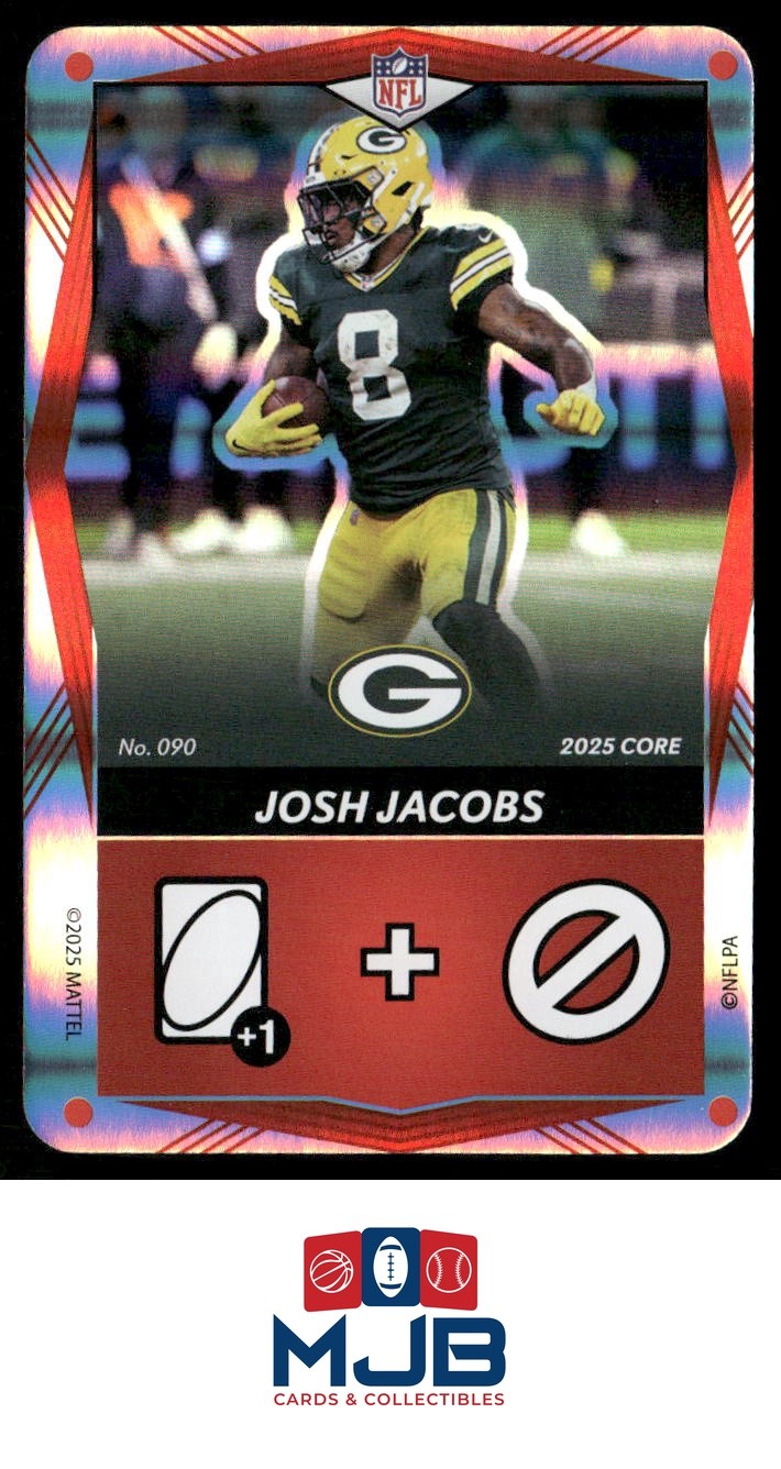 2025 UNO Elite Core Edition - Red Foil Josh Jacobs #090