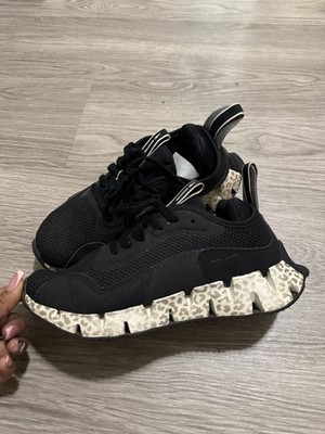 Size 7.5- Reebok Zig Dynamica Black Leopard W