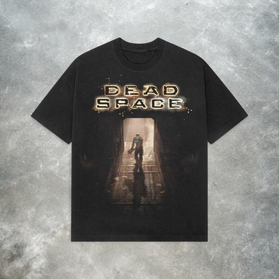 Dead Space T-Shirt Retro Y2K Vintage Horror Video Game Graphic Tee S-5XL