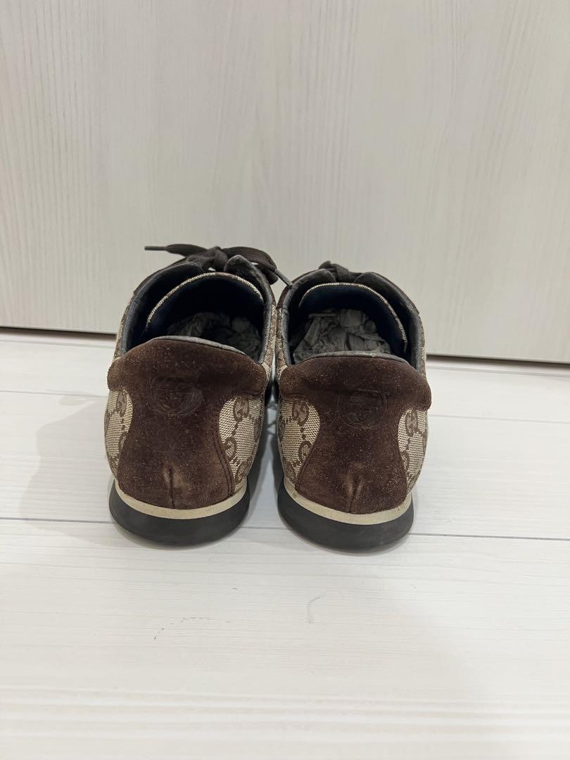 GUCCI Men's Low-Cut Sneakers Sherry Line Multi-Color EU40/US7 107861c thumbnail 4