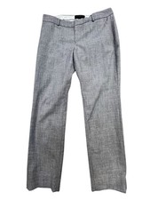 Banana Republic Womens Workwear Ryan Dress Pants Size 6P Heather Gray Pockets