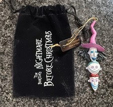 Nightmare Before Christmas Lock Shock Barrel Ornament Haunted Mansion Holiday