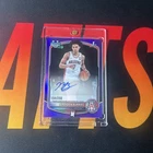 2025-26 Bowman Chrome 1st Brayden Burries True Purple Auto 154/250 Arizona Bucks
