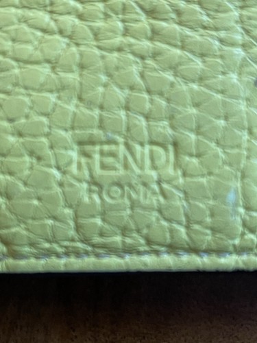 Fendi Card Holder Monster/bug Eye Yellow & Black - Imagen 3 de 7