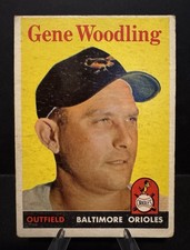 1958 Topps Baseball #398 Gene Woodling Baltimore Orioles