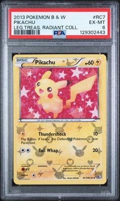 Pikachu RC7/RC25 Legendary Treasures: Radiant Collection Holo for