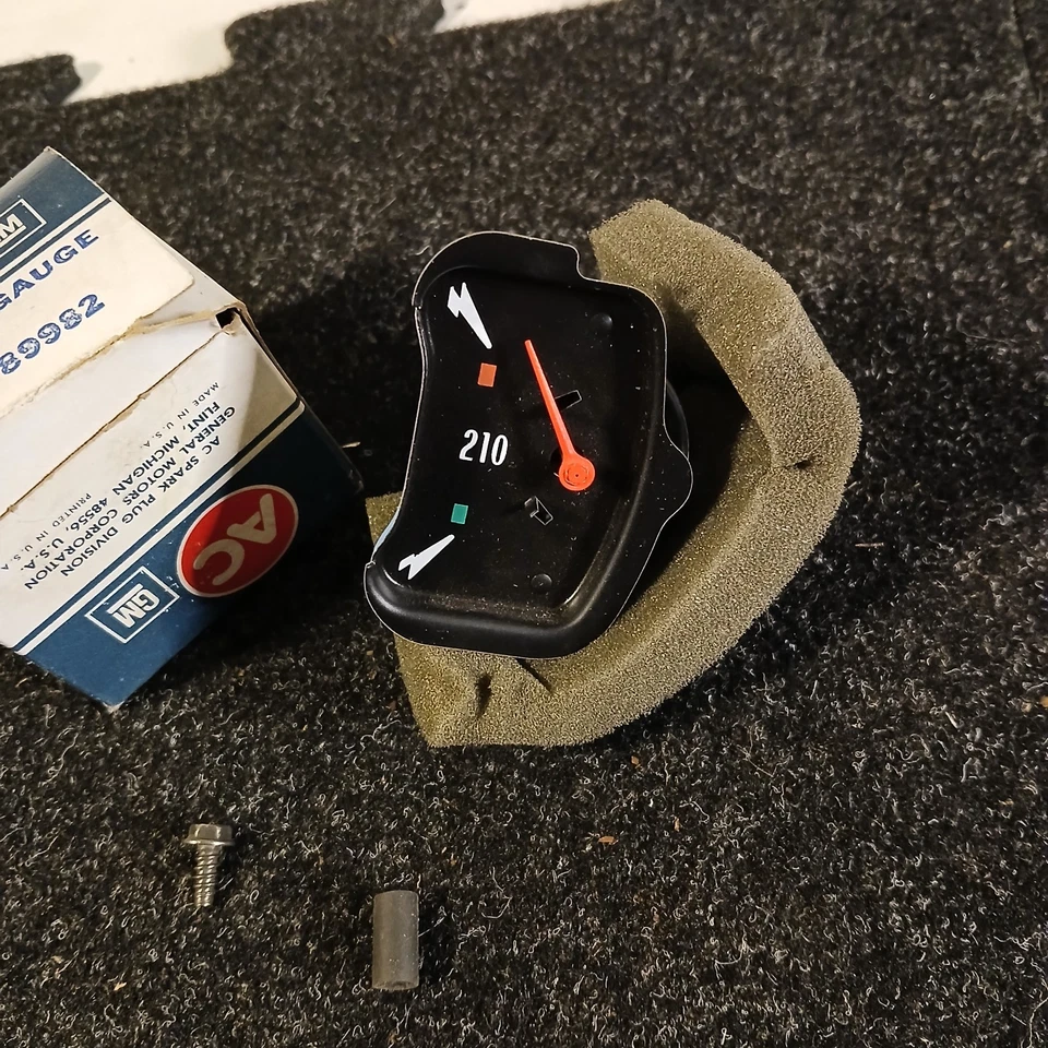 Pontiac Catalina Bonneville 1973-1975 medidor de temperatura térmico aire acondicionado 6489982 como nuevo OEM Foto 2 de 4