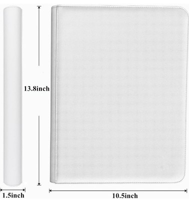 Growlithe Arcanine Laser Engraved Ringles Zipper 4-9-12 Slot Binder Pokemon