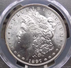 1897 "P" Morgan SILVER Dollar $1 PCGS MS64 #458 Unc BU Uncirculated ECC&C, Inc.