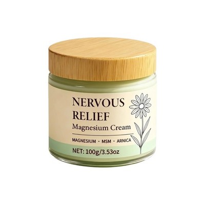 Relief Magnesium Creme 3,53oz - Total Relief Magnesium Creme für Nerven Gelenke