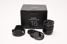Fujifilm Fujinon XF 16mm f1.4 R WR lens, CPL, Boxed, USA, Mint-