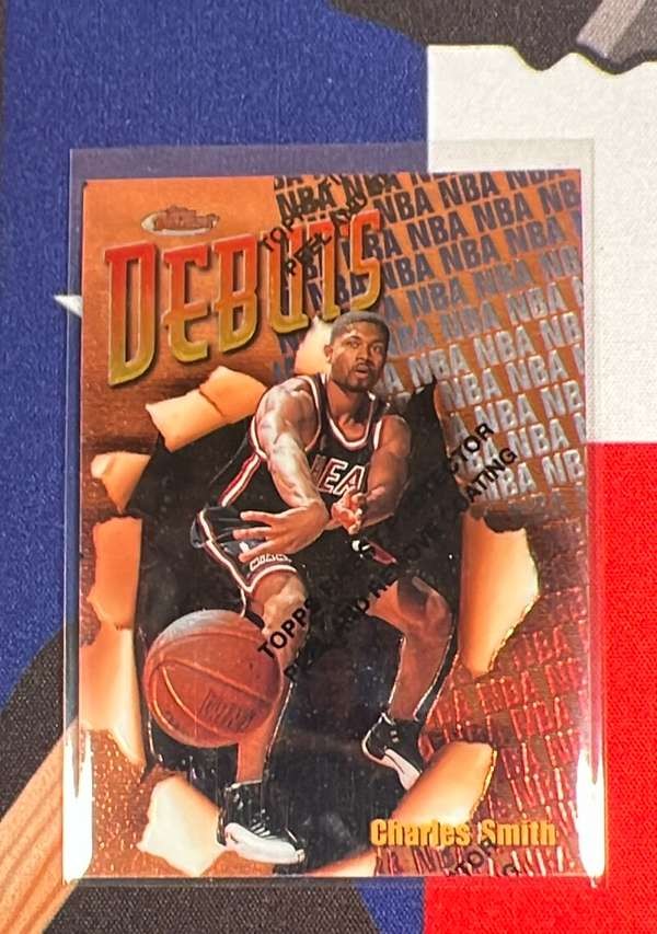 1997-98 Topps Finest Refractor #116 Charles Smith Heat Rookie RC