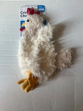 Best Pet Supplies Chicken Crinkle Plush Dog Toys for Interactive Play, Puppy and