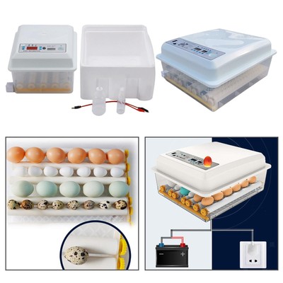 16/36Egg Inkubator Hatcher Digital Klar Temperatur Control Ente