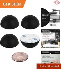 1" Speaker Isolation Feet   4-Pack Adhesive Pads for Vibrational Control