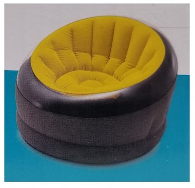 USEDOPEN BOX Intex Empire Inflatable Chair Yellow 44inch X 43inch X 27inch