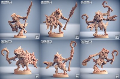Artisan Guild - Death Tide Fishmen (Tabletop & Rollenspiel Resin Miniaturen)