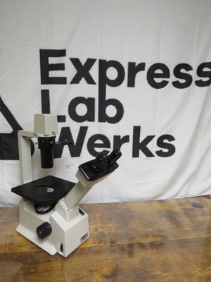 Nikon TMS Inverted Phase Contrast Microscope w/ 4x 10x 20x Ph DL