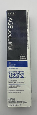 AGE beautiful Permanent Hair Color Dye Liqui Creme -Dark Blue 4B