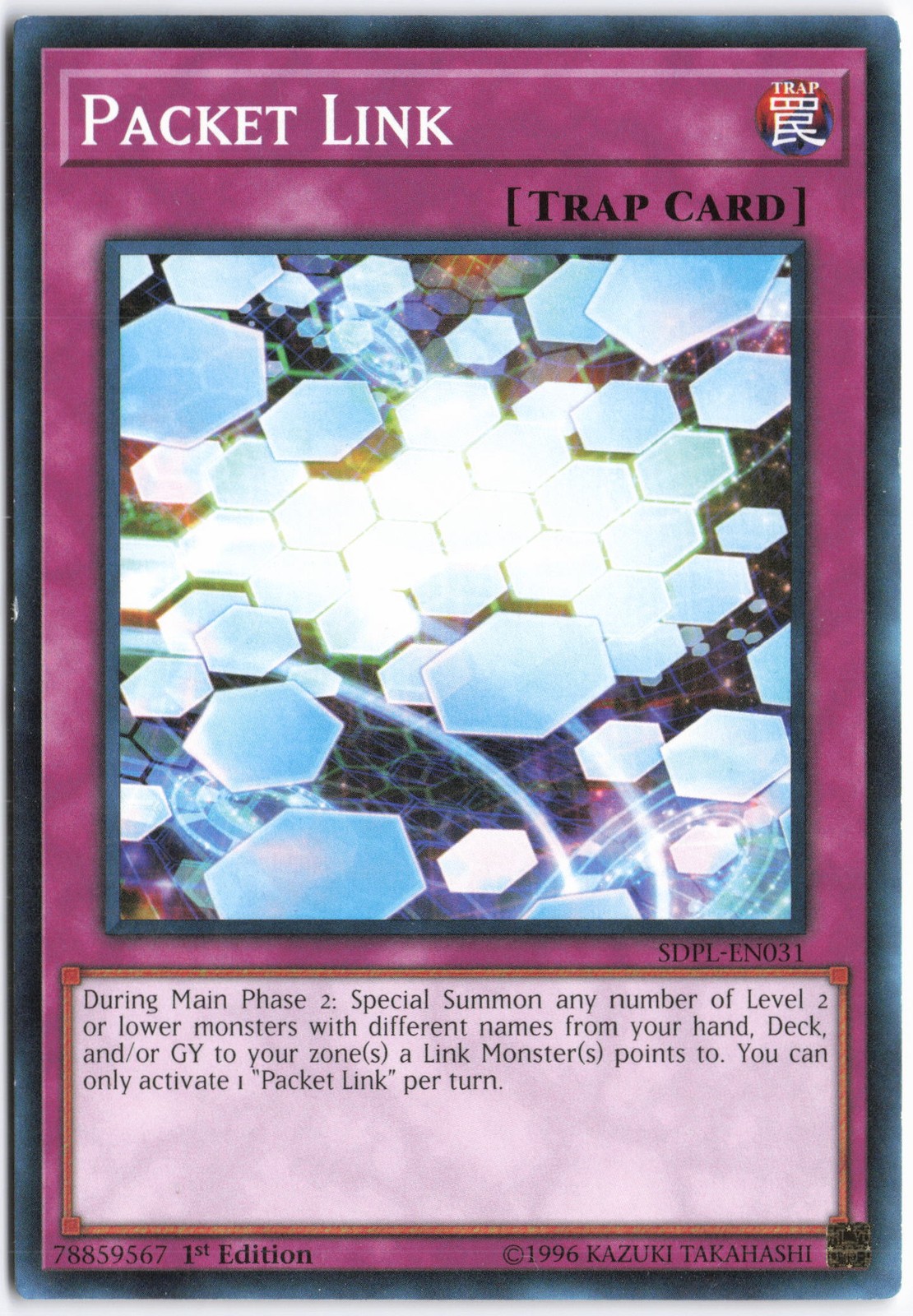 Yugioh - Packet Link SDPL-EN031 1st Edition - Structure Deck: Powercode Link