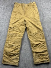 Columbia Youth XL Bugaboo Insulated Ski Snow Pant Cargo Omni Heat Brown