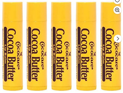 Cococare Cocoa Butter Lip Balm 0.15oz (5-Pack)
