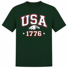 USA 1776 Patriotic Eagle Graphic Unisex T-shirt
