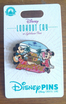 2025 Disney Cruise Line Pins Lookout Cay Leuchtturm Point Mickey und Minnie