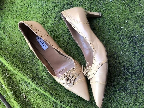 Women Fratelli Rossetti Heels Beige Leather 37.5