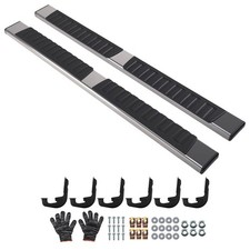 Anti-slip Running Board Side Steps For Chevy Silverado 1500 Ld Extended Cab 2019