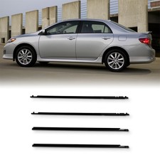 Front Rear Door Window Seal Belt Molding For Toyota Corolla 2009 2010-2012
