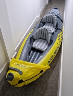 Intex Explorer K2 Inflatable Kayak 2 Person Kayak x2 Oars Air Pump