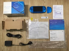 GD8344 PSP-3000 VIBRANT BLUE BOXED SONY PSP Console Japan