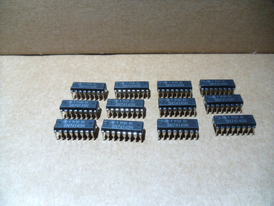 12 x SN74145N  bcd to decimal decoder