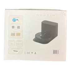 bObsweep Dustin Wi-Fi Connected Self-Emptying Robot Vacuum and Mop, Black