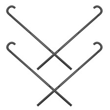 4pcs Black Cosplay Crutch: Magician Costume Prop Pretend Play Dancing Cane