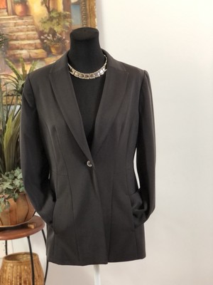 Serena Williams Women Jacket M Mob Wife 1 Button Front  Office Siren Lined Pocke