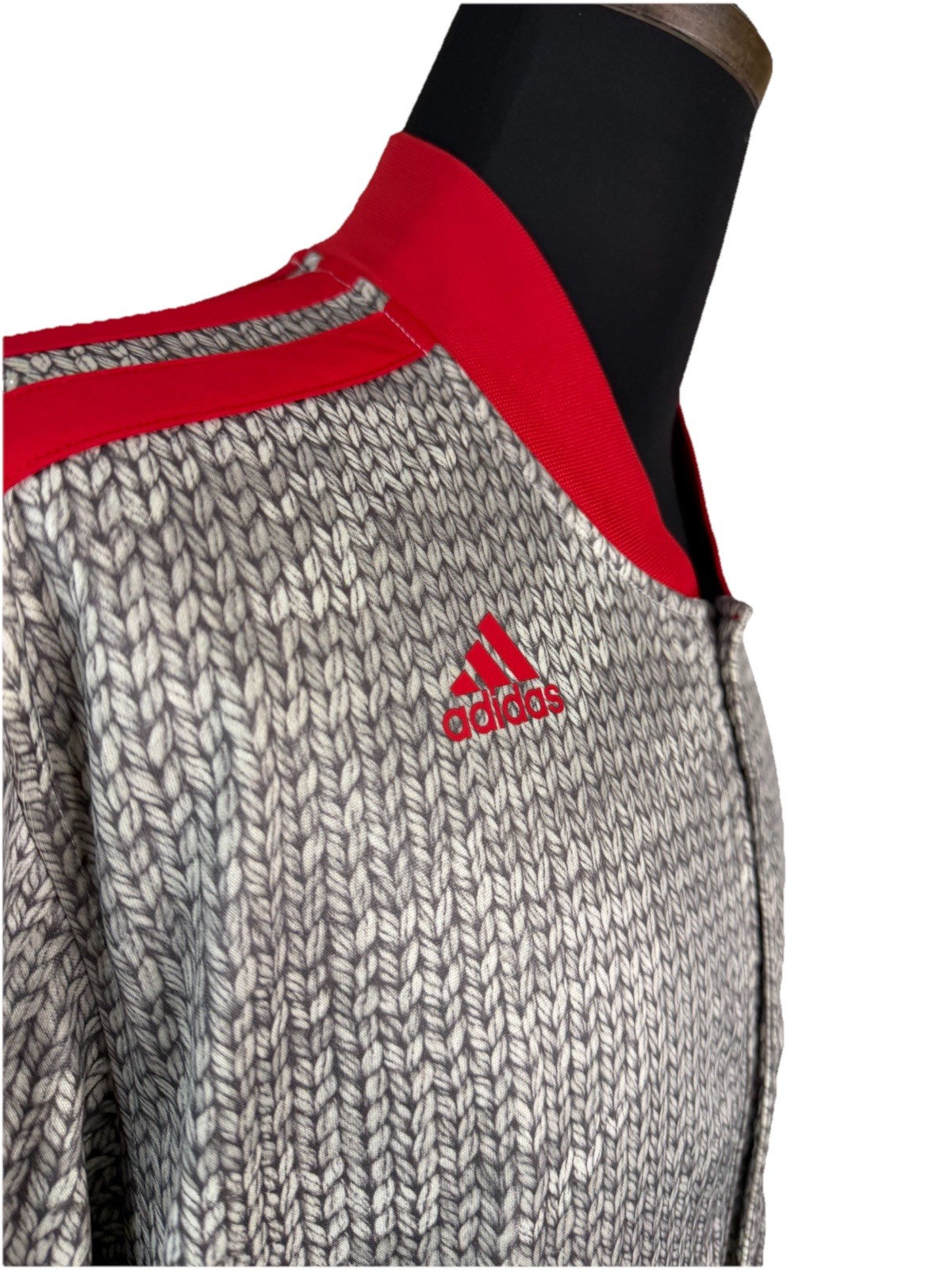 Adidas Three Stripe NBA Warmup Jacket Mens XL Tall Very Rare Rope Allover Print image 7