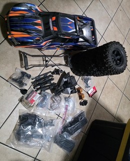 Traxxas X Maxx 8s Body Tires Differential & Parts Lot New & Used Gpm Vitavon