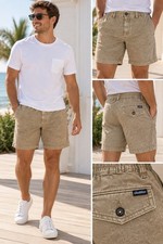 Chubbies The Beach Cruisers 7" Stretch Twill Shorts Small NWT Khaki