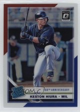 2019 Donruss Optic Red White & Blue 150th Anniversary Prizm Keston Hiura 4z8