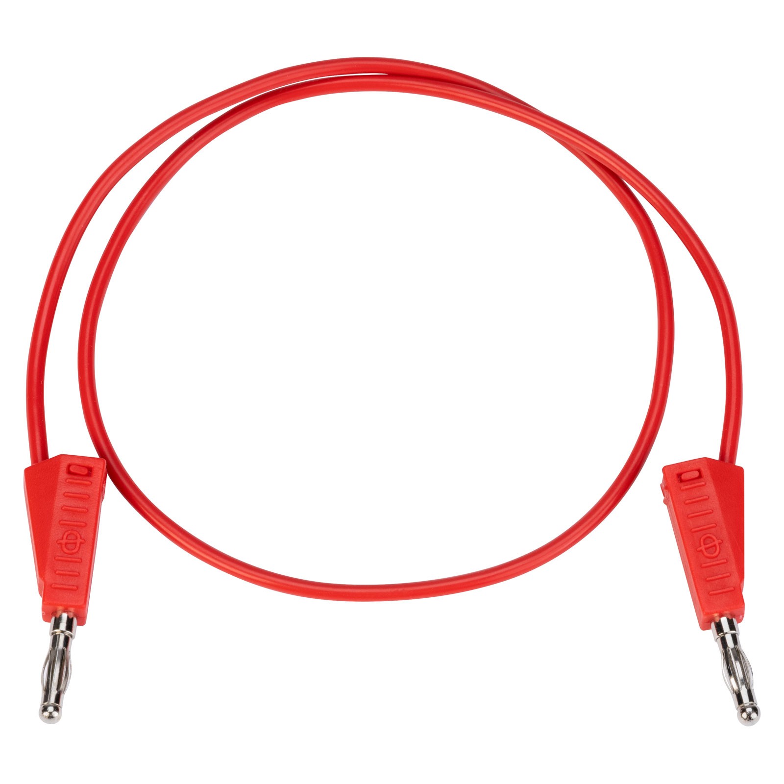 R-TECH Test Lead 50cm 4mm Stackable Plugs Red, 15A 30VAC/60VDC