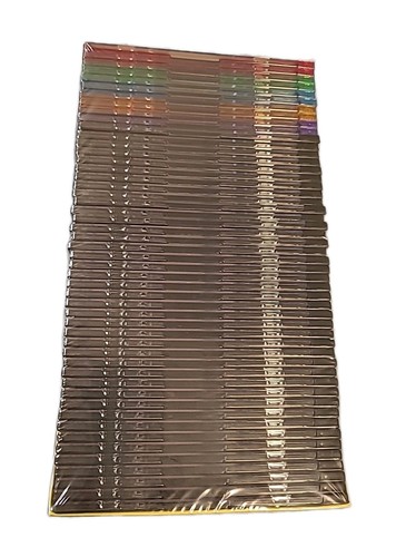 Staples Slim Jewel 50 Cases 40 Clear 10 Assorted Colors 5 MM Thick CD/DVD Sealed - Picture 6 of 6