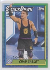 2021 Topps Heritage WWE Green 18/99 Chad Gable #55 00gy