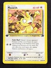 Meowth - 1st Edition - 62/82 Team Rocket - WOTC - Pokémon TCG - 2000