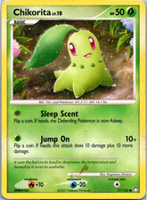 Chikorita Common Mysterious Treasures 77/123 NM on eBay